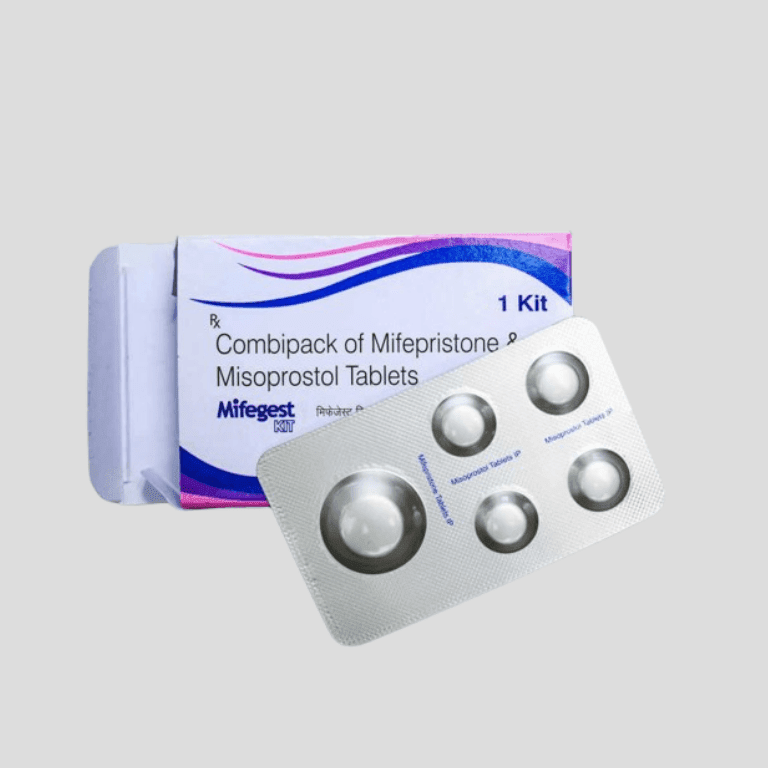 → Abortion medicine tablets close-up